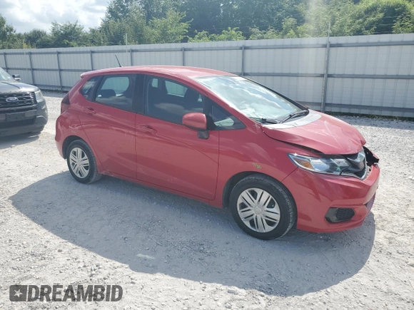 2019 Honda Fit LX with VIN 3HGGK5H40KM712085, listed as a Copart auction lot 63646395 with 37,270 mi miles and Salvage title. Bid and sale history available at DreamBid. Image 4.