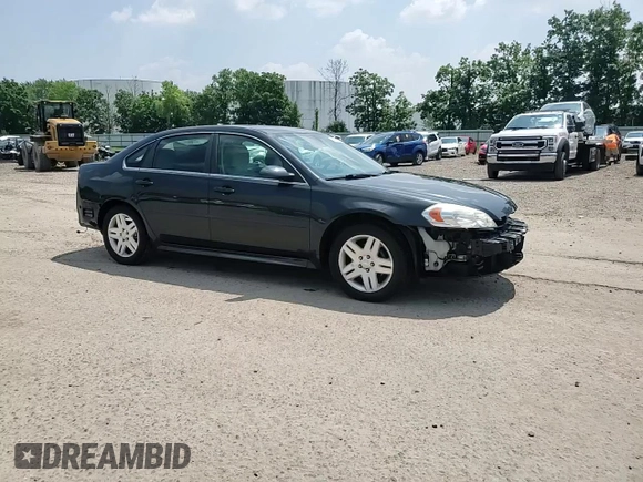 2014 Chevrolet Impala LT with VIN 2G1WB5E36E1135587, listed as a Copart auction lot 64557805 with 95,105 mi miles and Salvage title. Bid and sale history available at DreamBid. Image 14.