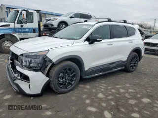 2023 Hyundai Santa Fe XRT with VIN 5NMS6DAJ7PH618867, listed as a Copart auction lot 87570605 with 32,147 mi miles and Salvage Title. Bid and sale history available at carsss.com. Image 1.