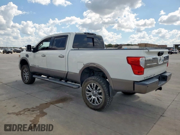 2016 Nissan Titan Platinum Reserve with VIN 1N6BA1F48GN515859, listed as a Copart auction lot 61955385 with 80,858 mi miles and Clean title. Bid and sale history available at DreamBid. Image 2.
