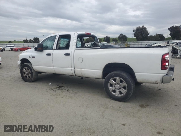 2007 Dodge Ram 2500 SLT with VIN 3D7KS28C77G704253, listed as a Copart auction lot 47828425 with 238,576 mi miles and Salvage Title. Bid and sale history available at carsss.com. Image 2.