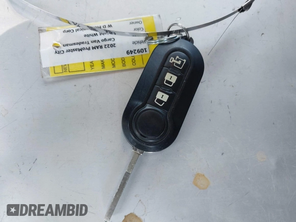 2022 Ram ProMaster City Cargo Tradesman with VIN ZFBHRFAB4N6Y26501, listed as a IAAI auction lot 41979547 with 47,807 mi miles and . Bid and sale history available at DreamBid. Image 11.