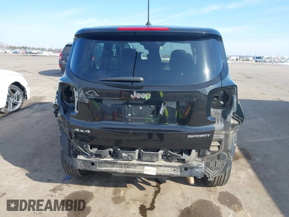 2017 Jeep Renegade Sport with VIN ZACCJBAB2HPG36611, listed as a IAAI auction lot 41795715 with 155,644 mi miles and . Bid and sale history available at carsss.com. Image 17.