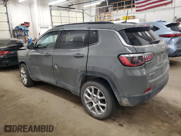 2023 Jeep Compass Latitude Lux with VIN 3C4NJDFN3PT569886, listed as a Copart auction lot 54680145 with 13,633 mi miles and Salvage title. Bid and sale history available at DreamBid. Image 2.