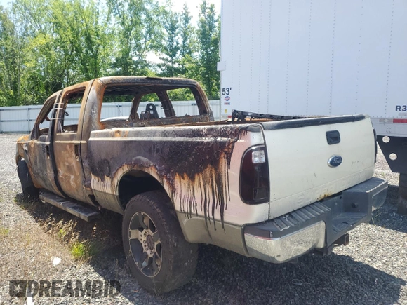 2008 Ford F-350 XL with VIN 1FTWW31RX8EE28616, listed as a Copart auction lot 60799625 with Not provided miles and Non repairable. Bid and sale history available at DreamBid. Image 2.