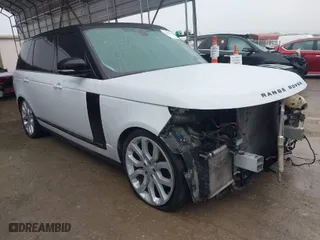 2018 Land Rover Range Rover with VIN SALGS5RE7JA509883, listed as a IAAI auction lot 41421571 with NaN miles. Bid and sale history available at carsss.com. Image 1.
