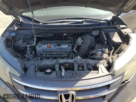 2012 Honda CR-V LX with VIN 2HKRM4H31CH603757, listed as a Copart auction lot 52631095 with 75,734 mi miles and Salvage title. Bid and sale history available at DreamBid. Image 12.