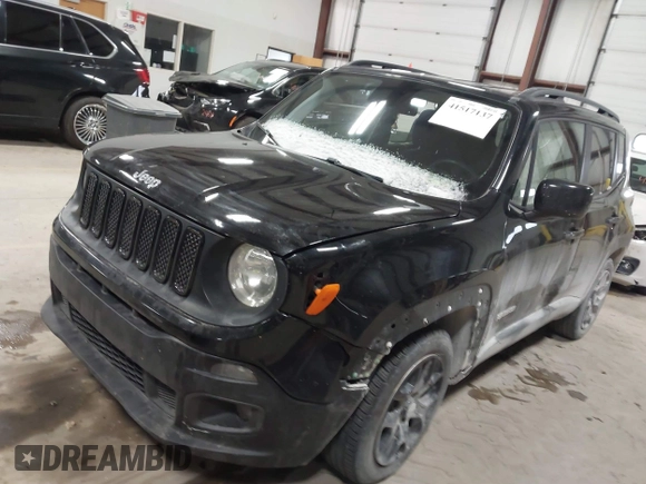 2018 Jeep Renegade Latitude z VIN ZACCJABB4JPG98977, wystawiony jako IAAI lot #41517137 z przebiegiem 109 962 mil mil oraz . Historia ofert i sprzedaży dostępna na DreamBid. Obrazek 17.