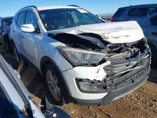 2013 Hyundai Santa Fe 2.0T Sport with VIN 5XYZUDLAXDG005245, listed as a IAAI auction lot 41276069 with 125,339 mi miles. Bid and sale history available at carsss.com. Image 1.