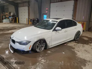 2018 BMW 3 Series 330e iPerformance with VIN WBA8E1C56JA159633, listed as a Copart auction lot 45280275 with 113,997 mi miles and Salvage Title. Bid and sale history available at carsss.com. Image 1.
