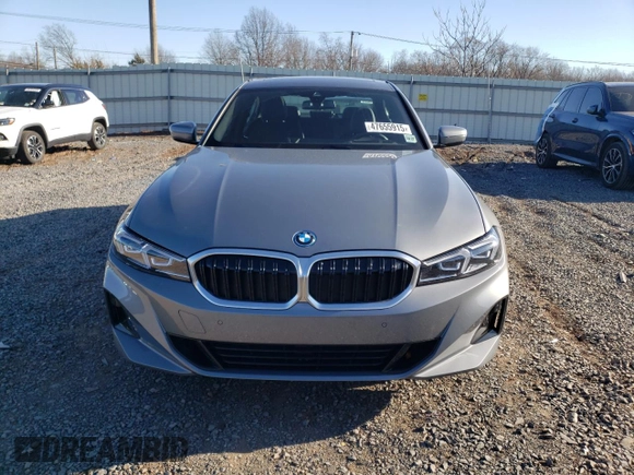 2023 BMW 3 Series 330e xDrive with VIN 3MW39FS0XP8C81322, listed as a Copart auction lot 47655915 with 12,650 mi miles and Salvage Title. Bid and sale history available at carsss.com. Image 5.