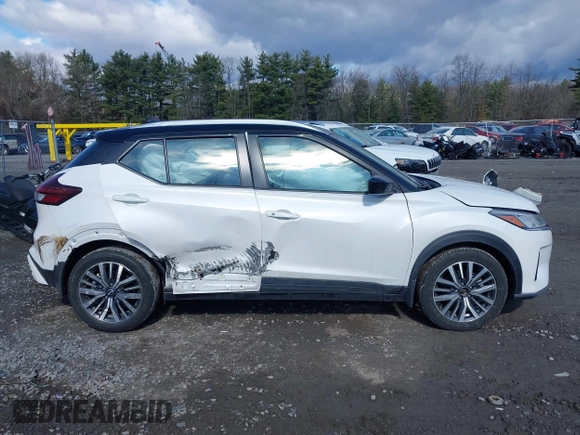 2023 Nissan Kicks SV with VIN 3N1CP5CVXPL549587, listed as a IAAI auction lot 41875114 with 17,354 mi miles. Bid and sale history available at carsss.com. Image 13.