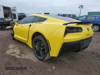 2019 Chevrolet Corvette 2LT with VIN 1G1YD2D74K5101437, listed as a Copart auction lot 85360354 with 0 mi miles and Salvage Title. Bid and sale history available at carsss.com. Image 2.