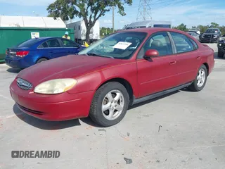 2002 Ford Taurus SES Standard with VIN 1FAFP55S42A135871, listed as a IAAI auction lot 40822596 with 185,605 mi miles. Bid and sale history available at carsss.com. Image 17.