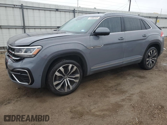 2021 Volkswagen Atlas SEL Premium R-Line with VIN 1V2FE2CA8MC221196, listed as a Copart auction lot 41882335 with 62,418 mi miles and Clean title. Bid and sale history available at DreamBid. Image 1.