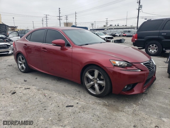 2015 Lexus IS 350 with VIN JTHCE1D22F5006666, listed as a Copart auction lot 50836345 with 164,612 mi miles and Salvage Title. Bid and sale history available at carsss.com. Image 4.