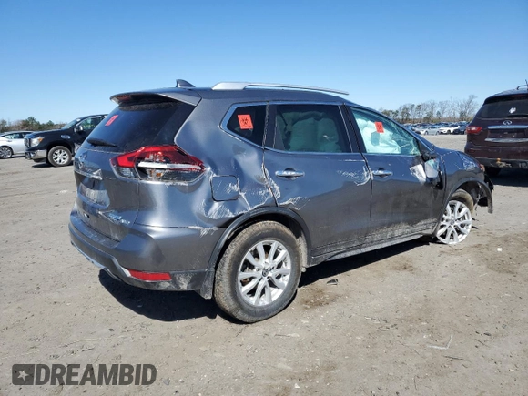 2019 Nissan Rogue S with VIN KNMAT2MV2KP539596, listed as a Copart auction lot 49121755 with 100,044 mi miles and Salvage Title. Bid and sale history available at carsss.com. Image 3.