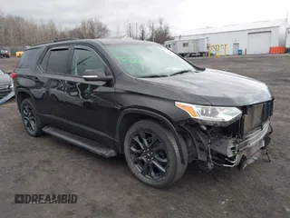 2021 Chevrolet Traverse RS with VIN 1GNEVJKW1MJ266519, listed as a IAAI auction lot 41722070 with 76,607 mi miles. Bid and sale history available at carsss.com. Image 1.