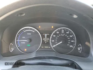 2013 Lexus ES 300h with VIN JTHBW1GG1D2011128, listed as a Copart auction lot 58246565 with 128,242 mi miles and Salvage title. Bid and sale history available at DreamBid. Image 9.