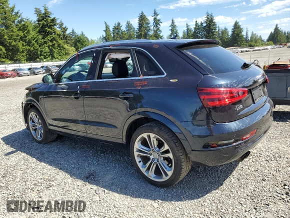 2015 Audi Q3 Prestige with VIN WA1GFCFS3FR004159, listed as a Copart auction lot 59004365 with 114,389 mi miles and Salvage title. Bid and sale history available at DreamBid. Image 2.