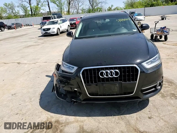 2015 Audi Q3 Premium Plus with VIN WA1BFCFS1FR004865, listed as a Copart auction lot 53348405 with 130,521 mi miles and Salvage title. Bid and sale history available at DreamBid. Image 11.