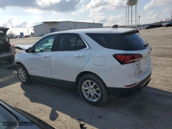 2022 Chevrolet Equinox LT with VIN 3GNAXKEV1NS102043, listed as a Copart auction lot 52944095 with 70,833 mi miles and Clean Title. Bid and sale history available at carsss.com. Image 2.