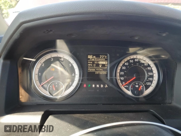 2018 Ram 1500 Express with VIN 3C6JR7AT1JG138372, listed as a Copart auction lot 61088315 with 197,323 mi miles and Salvage title. Bid and sale history available at DreamBid. Image 9.
