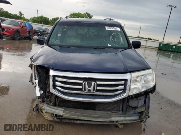 2013 Honda Pilot Touring with VIN 5FNYF3H94DB028123, listed as a Copart auction lot 55080925 with 214,388 mi miles and Salvage Title. Bid and sale history available at carsss.com. Image 5.