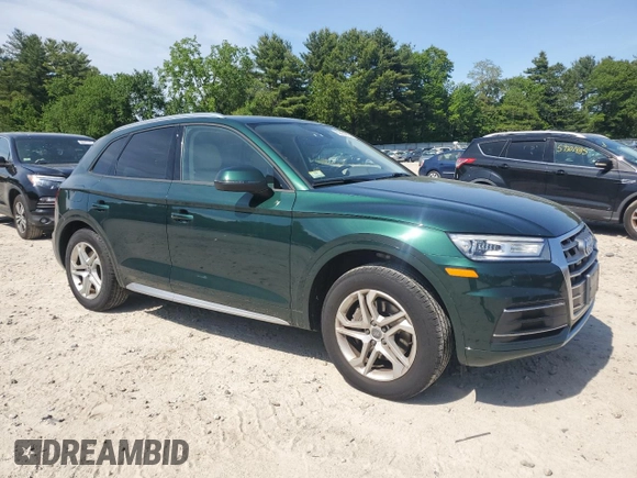 2018 Audi Q5 Premium with VIN WA1ANAFY2J2027998, listed as a Copart auction lot 59474155 with 96,309 mi miles and Salvage title. Bid and sale history available at DreamBid. Image 4.