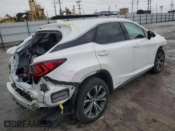 2020 Lexus RX with VIN 2T2HGMDA4LC053864, listed as a Copart auction lot 49172465 with 125,800 mi miles and Salvage Title. Bid and sale history available at carsss.com. Image 3.