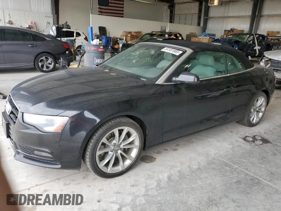 2013 Audi A5 Premium Plus with VIN WAULFAFH7DN006558, listed as a Copart auction lot 54181985 with 110,055 mi miles and Clean Title. Bid and sale history available at carsss.com. Image 1.