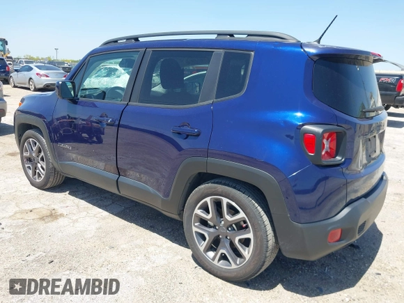 2017 Jeep Renegade Latitude with VIN ZACCJABB0HPG37040, listed as a IAAI auction lot 42082007 with 56,401 mi miles and . Bid and sale history available at DreamBid. Image 3.