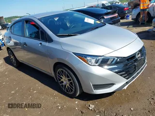 2024 Nissan Versa S with VIN 3N1CN8DV1RL875920, listed as a IAAI auction lot 42370865 with 22,080 mi miles and . Bid and sale history available at DreamBid. Image 1.