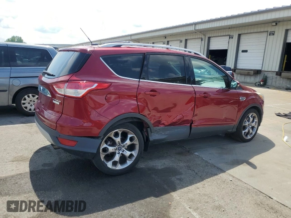2015 Ford Escape Titanium with VIN 1FMCU0JX8FUC03874, listed as a Copart auction lot 61259665 with 98,933 mi miles and Salvage title. Bid and sale history available at DreamBid. Image 3.