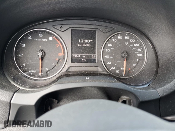 2016 Audi A3 1.8T Premium with VIN WAUA7GFF3G1096129, listed as a Copart auction lot 43434343 with 73,647 mi miles. Bid and sale history available at carsss.com. Image 9.