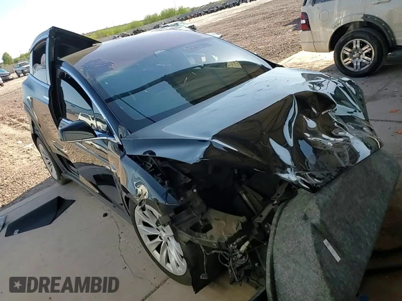 2016 Tesla Model X 70D with VIN 5YJXCBE22GF025585, listed as a Copart auction lot 52363755 with 141,607 mi miles and Salvage Title. Bid and sale history available at DreamBid. Image 12.