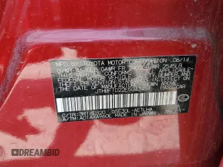 2014 Lexus IS 250 with VIN JTHBF1D22E5043451, listed as a Copart auction lot 55110245 with Not Provided miles and Clean Title. Bid and sale history available at DreamBid. Image 12.