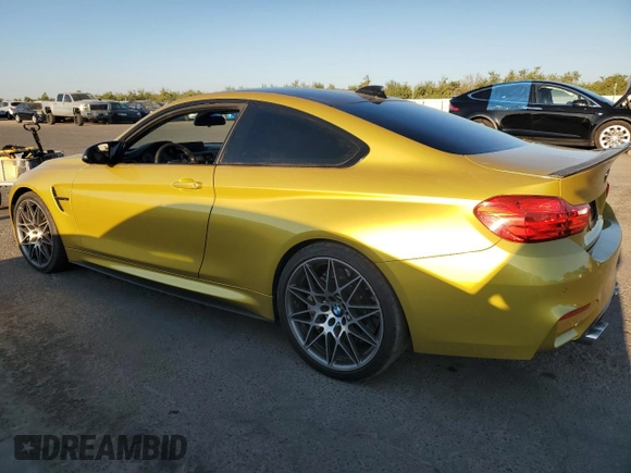2017 BMW M4 with VIN WBS3R9C58HK708830, listed as a Copart auction lot 66844954 with 82,334 mi miles and Salvage Title. Bid and sale history available at carsss.com. Image 2.