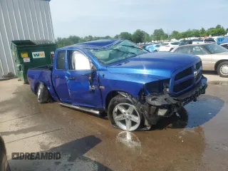 2018 Ram 1500 Express with VIN 1C6RR7FT1JS261304, listed as a Copart auction lot 60423875 with Not provided miles and Salvage title. Bid and sale history available at DreamBid. Image 4.