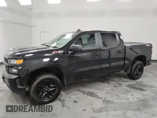 2019 Chevrolet Silverado 1500 Custom Trail Boss with VIN 1GCPYCEH8KZ388004, listed as a Copart auction lot 46548725 with 55,293 mi miles and Clean Title. Bid and sale history available at carsss.com. Image 1.