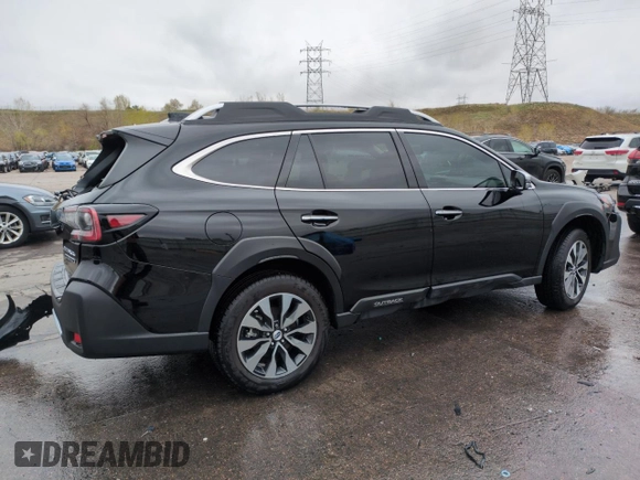 2025 Subaru Outback Touring XT with VIN 4S4BTGPD9S3111645, listed as a Copart auction lot 54559885 with 6,459 mi miles and Salvage title. Bid and sale history available at DreamBid. Image 3.