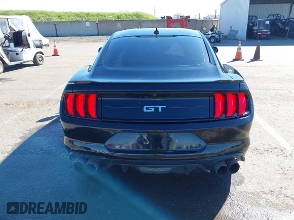 2022 Ford Mustang GT with VIN 1FA6P8CFXN5133689, listed as a IAAI auction lot 41872122 with 26,838 mi miles. Bid and sale history available at carsss.com. Image 16.