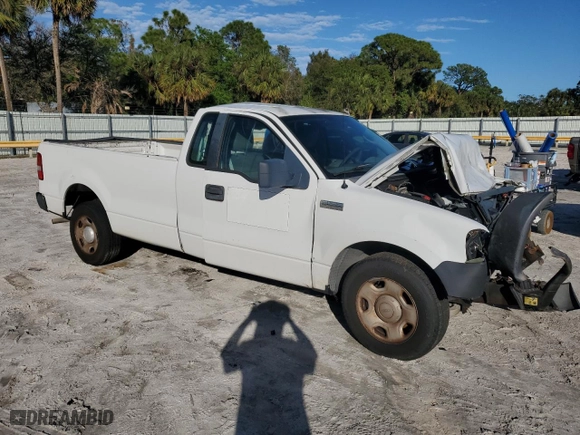 2007 Ford F-150 XL with VIN 1FTPF12VX7NA18868, listed as a Copart auction lot 85930704 with 88,546 mi miles and Salvage Title. Bid and sale history available at carsss.com. Image 4.