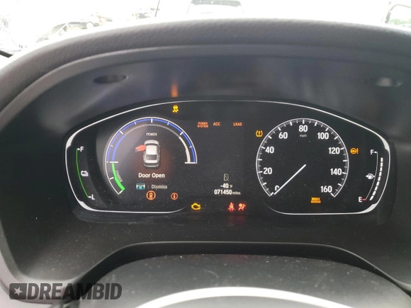 2022 Honda Insight Touring z VIN 19XZE4F98NE007587, wystawiony jako Copart lot #55233995 z przebiegiem 71 450 mil mil oraz Szkoda całkowita • Salvage title. Historia ofert i sprzedaży dostępna na DreamBid. Obrazek 9.