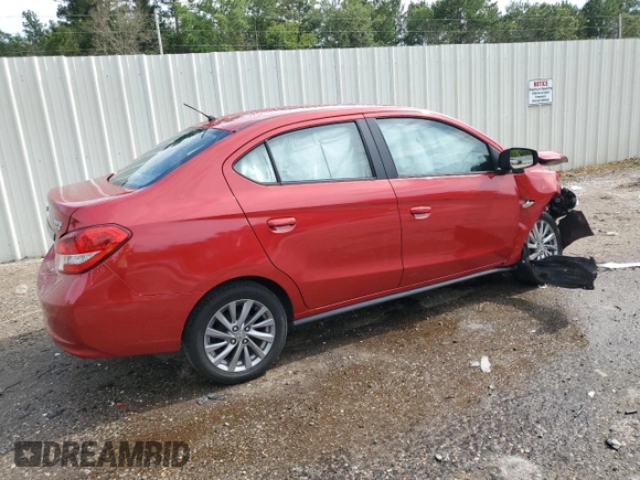 2019 Mitsubishi Mirage G4 ES with VIN ML32F3FJ3KHF00768, listed as a Copart auction lot 61748204 with 46,337 mi miles and Salvage Title. Bid and sale history available at carsss.com. Image 3.