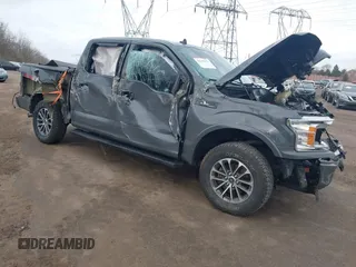 2020 Ford F-150 XL with VIN 1FTEW1E41LFC28063, listed as a IAAI auction lot 41678477 with 1 mi miles. Bid and sale history available at carsss.com. Image 1.