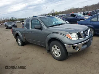 2005 Nissan Frontier SE with VIN 1N6AD06W45C442559, listed as a Copart auction lot 53615895 with 136,822 mi miles and Clean title. Bid and sale history available at DreamBid. Image 4.