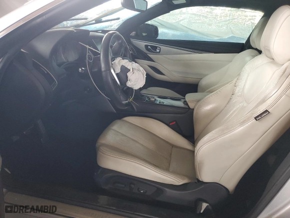 2017 Infiniti Q60 Red Sport 400 with VIN JN1FV7EKXHM611479, listed as a Copart auction lot 48938835 with 110,565 mi miles and Salvage Title. Bid and sale history available at carsss.com. Image 7.