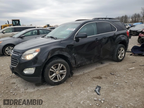 2016 Chevrolet Equinox LT with VIN 2GNFLFEKXG6348525, listed as a Copart auction lot 52869535 with 163,058 mi miles and Clean Title. Bid and sale history available at DreamBid. Image 1.