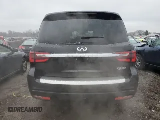 2019 Infiniti QX80 LUXE with VIN JN8AZ2NE0K9229405, listed as a Copart auction lot 78054433 with 65,108 mi miles. Bid and sale history available at carsss.com. Image 6.
